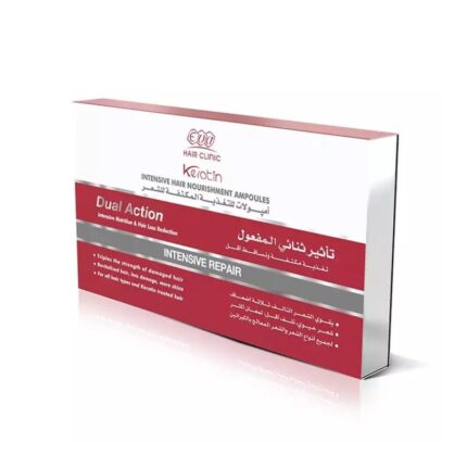 إيڤا هير كلينيك كيراتين امبولات للتغذيه المكثفة للشعر (7 مل * 7امبولات  )
